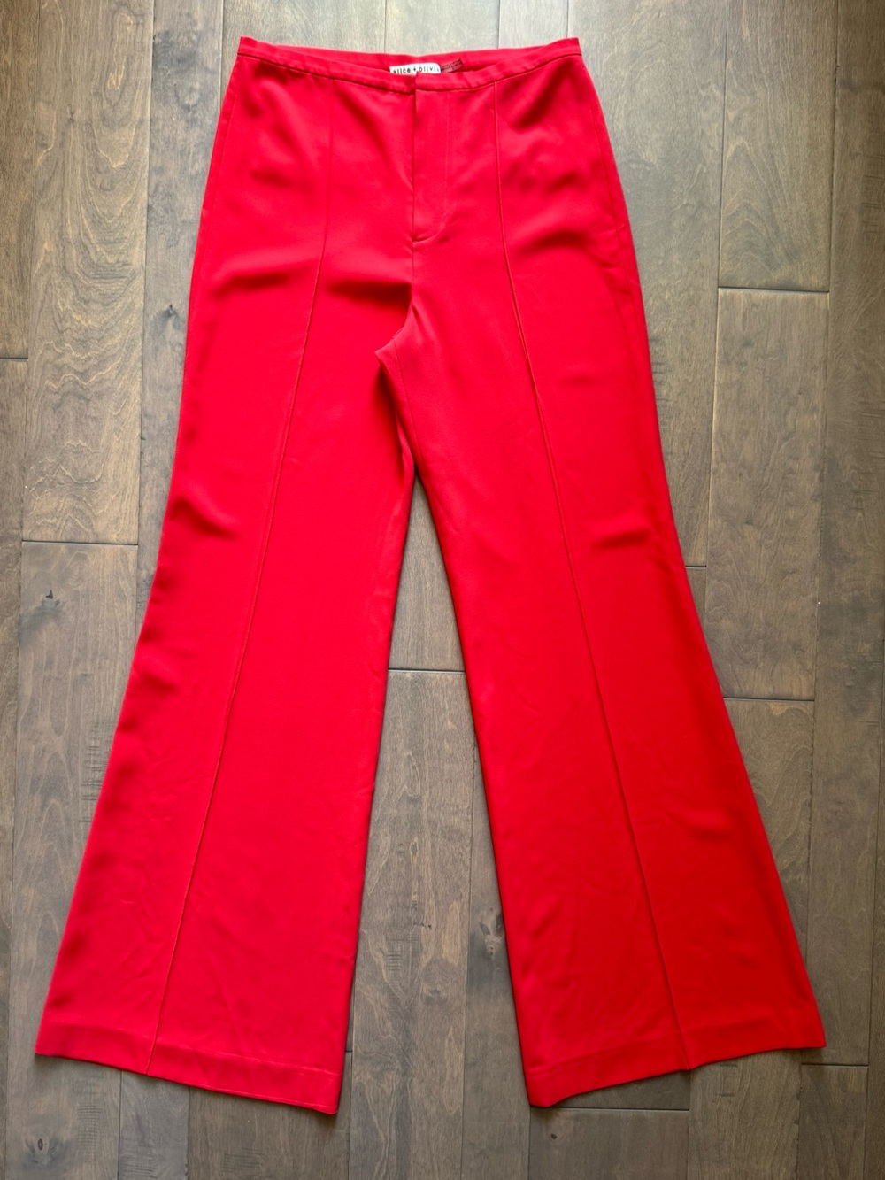 Alice + Olivia Dylan High-Waisted Wide-Leg Pants - Picture 13 of 16